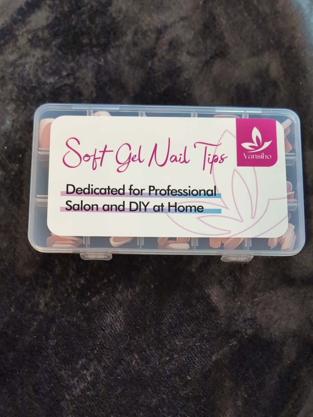Vansiho Soft Gel Nail Tips - Light Pink Set
